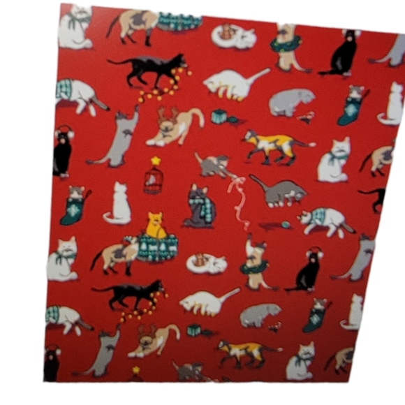 Vera Bradley Bedding Vera Bradley Holiday Cats Throw Blanket 8 X 50